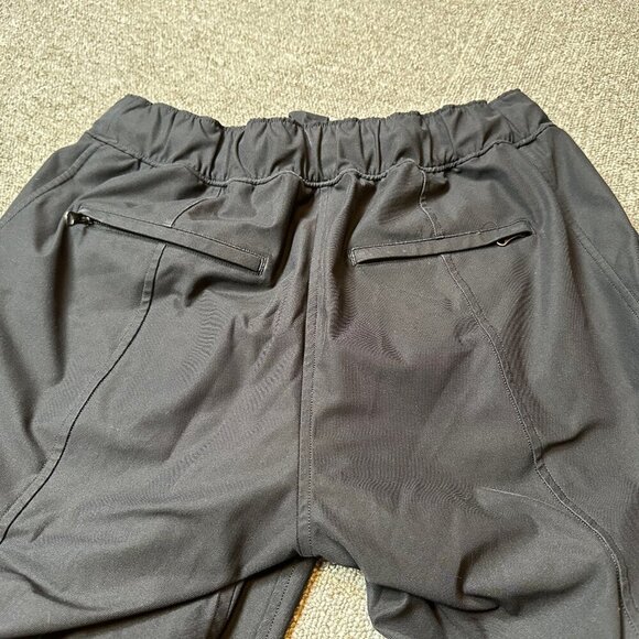 Lululemon Lab Black Joggers with Open Knee Slits Estimated Size 4 - Picture 5 of 6